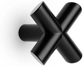 Fogas Viefe EQUIS fém, matt fekete EI