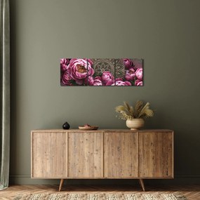 Kép - harmónia (órával) (90x30 cm)