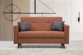 Kétszemélyes kanapé Pleione (tégla). Akció -23%. 1087928