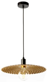 ONLI - Csillár zsinóron GOLDEN 1xE27/22W/230V arany/fekete