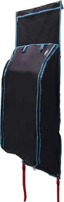 vidaXL Tárolótáska tárolóval Fekete és Kék 140 x 43 cm oxford
