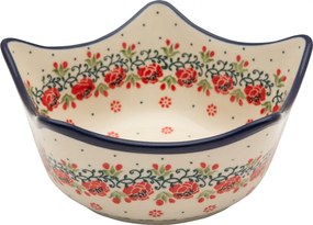 Salátatál 18 cm Ceramika Artystyczna Boleszláv dek 1969 Virágok