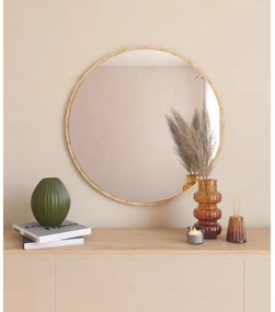 Fali tükör OZZE átm. 60 cm barna