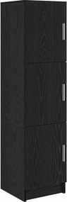 vidaXL Magasfiú Fekete tölgy 31.5 x 32 x 122.5 cm