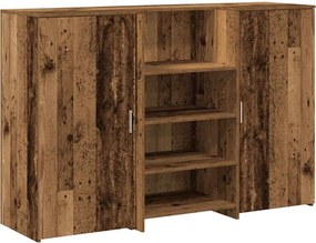 vidaXL recepciós pult antik fa 155x50x103,5 cm szerelt fa