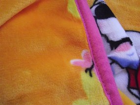 Bubu és Lulu Gyerek Pléd Ágytakaró Narancs 100 x 140 cm