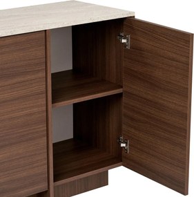 Varen - Travertine, Milano Walnut