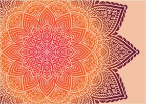 Kép - mandala art (üvegen) (70x50 cm)