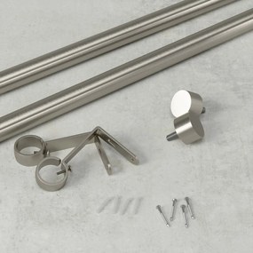 Rozsdamentes acél bővíthető függönykarnis 305 - 457 cm Cappa – Umbra