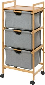 Wenko BAHARI mobil polc fiókokkal