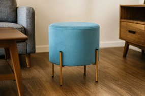 Kerek puff lábakon 35 x 40 cm