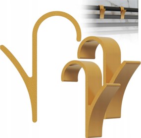 Akasztó szett 2x AKASZTÓs törölközőtartó Arany