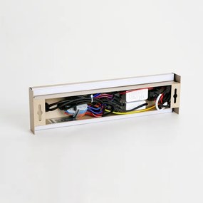 Brilagi-LED Falra szerelhető spotlámpa USB-porttal NOCTIS LED/3W/230V+LED/9W bézs
