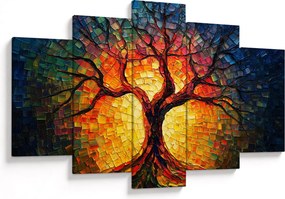 Kép - Az élet fája mozaikban (150x105 cm)