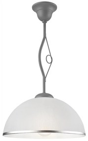 Csillár rúdon RETRO 1xE27/60W/230V ezüst