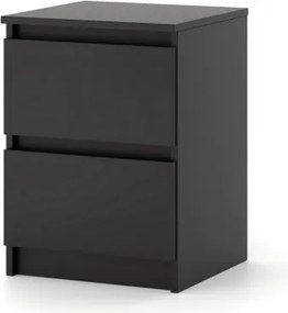 SIMPLE komód 40 cm 2 fiók fekete