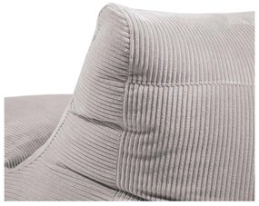 Krémszínű kordbársony babzsákfotel Seat 100 Lounge – SLOWDOWN