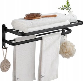 Törölközőtartó Állvány Fürdőszobai Akasztó LOFT+ragasztó