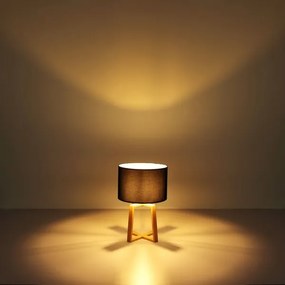 Globo 21621B - MORITZ asztali lámpa 1xE14/40W/230V fekete