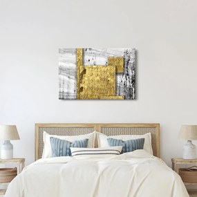 Kép - Arany négyzetek N⁰1 (90x60 cm)