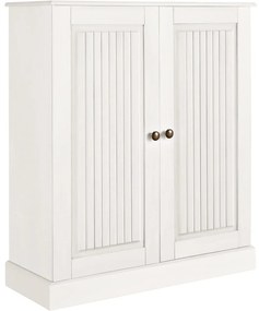 Fehér borovi fenyő szekrény 100x34 cm Mille – Støraa