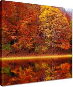 Vászonkép 40x40 Őszi táj