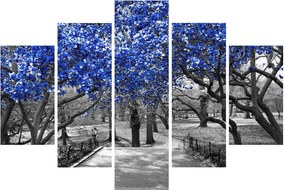 Kép - Kék fák, Central Park, New York (150x105 cm)