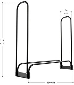 Juskys Fatároló állvány – 130×117 cm