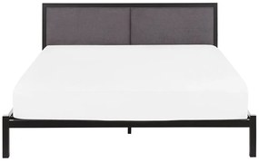 Franciaágy 160 cm CAMAR (ágyráccsal) (fekete). 1007204