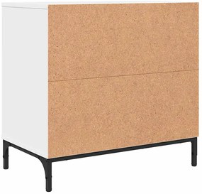 Éjjeli asztal fiókkal Fehér 63.5 x 36 x 61 cm Faanyag