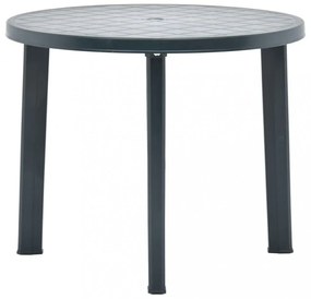 zöld műanyag kerti asztal 89 cm
