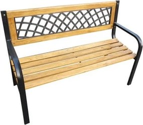 Pad háttámlával fém 118 x 52 cm