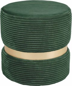 Ring puff - arany gyűrű - L56 - zöld bársony R