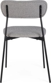 Szürke kárpitozott étkezőszék Inka – Yes Everyday