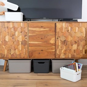 Műanyag tárolódoboz fedéllel Deco - Rotho