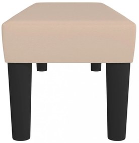 cappuccino műbőr pad 100 x 30 x 30 cm