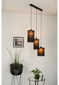 Brilagi - TUBES 3xE27/15W/230V fekete függeszték