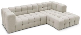 Bézs sarokkanapé (jobb oldali) Cloud – Bobochic Paris