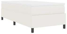 Box Spring Ágy Matrac Cream 100x200 cm Kordbársony