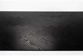 Étkezőasztal tölgyfa dekorral 80x160 cm Fabio – White Label