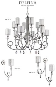 Jupiter 1596 - DE 12 CH - Csillár DELFINA 12xE14/40W
