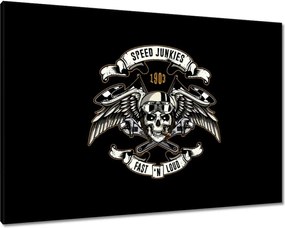 Vászonkép 100x70 Motorkerékpáros hangulat