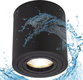 Falra szerelhetĆ Led lĂĄmpatest GU10 Tuba FĂŒrdĆszoba mennyezeti lĂĄmpa VĂzĂĄllĂł IP54