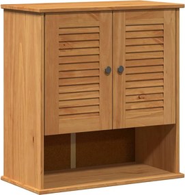vidaXL Fürdőszoba Székény VIGO Barna és Mézbarna 67,5 x 34 x 71,5 cm