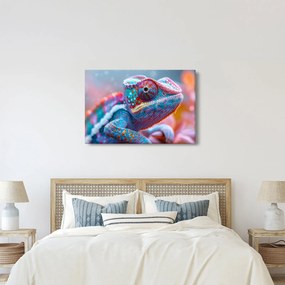 Kép - Színes kaméleon (90x60 cm)