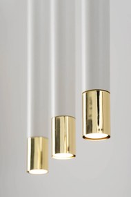SIGMA LIGHTING 33387 SOPEL Többágú Függesztett Lámpa Fehér, Arany GU11 IP20