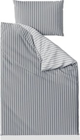 Renforcé pamut ágyneműhuzat CAPRIVI szürke Ágyneműhuzat mérete: 2 db 70 x 90 cm | 200 x 220 cm