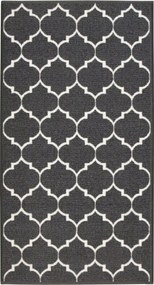 Csúszásgátló Szőnyeg Lóhere Clover Grafit Étkező Konyha 100x150 cm