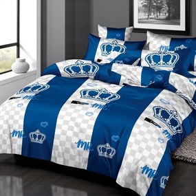 Ágynemű CROWN BLUE 7 részes 140X200 cm