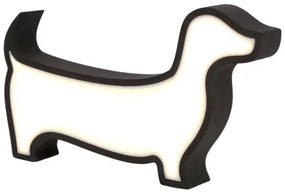 LED gyermek asztali lámpa DOG LED/12W/230V fekete